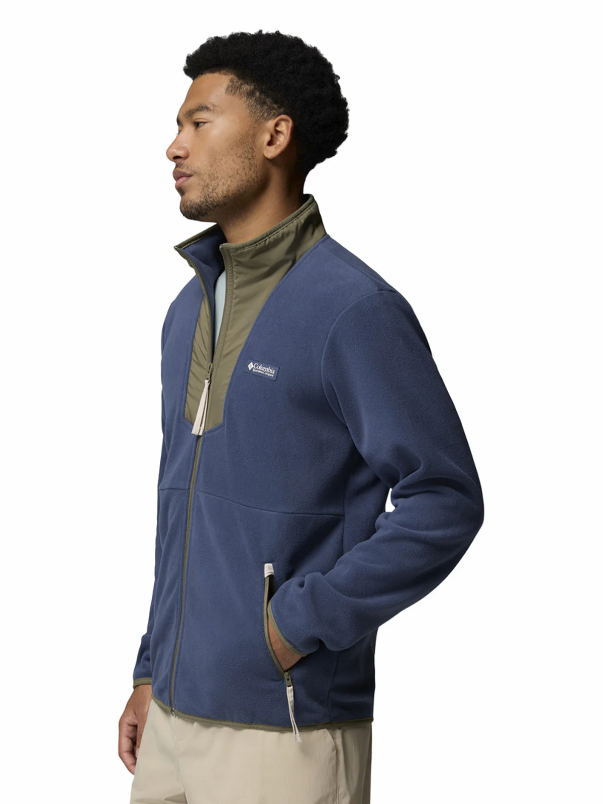 Polar Hombre Sequoia Grove Full Zip Azul Dark Mountain Columbia - Image 2