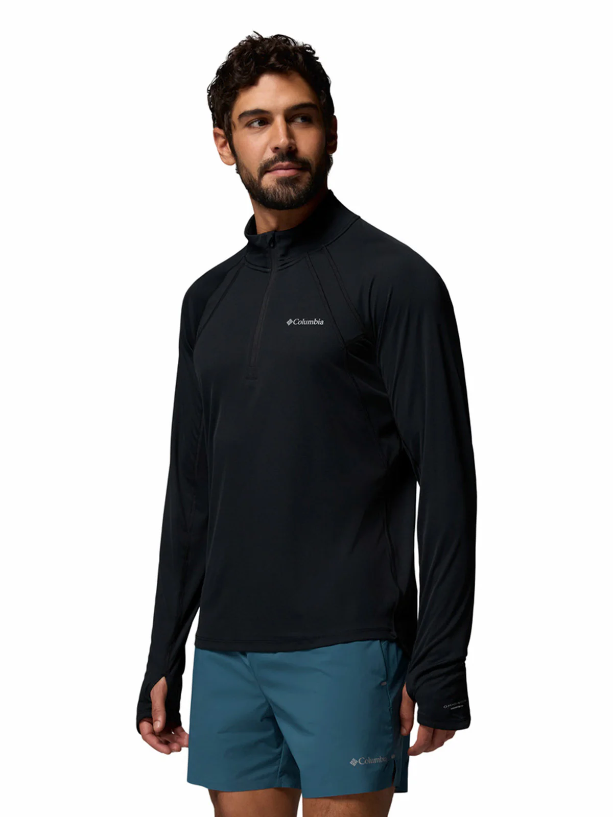 Polar Hombre Stealth Spring Half Zip Negro Columbia - Image 2