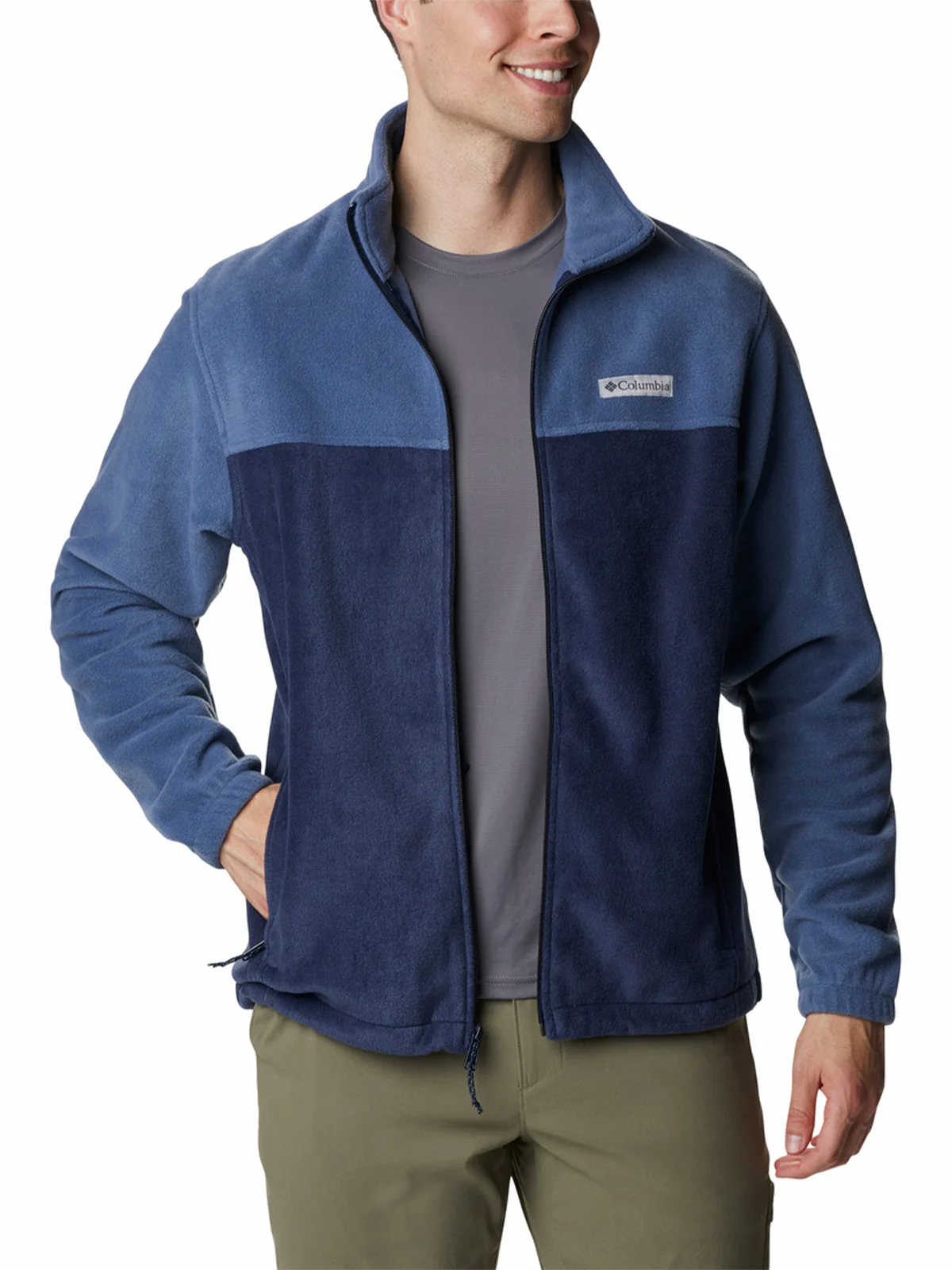 Polar Hombre Steens Mountain Full Zip 2.0 Azul Dark Mountain Columbia