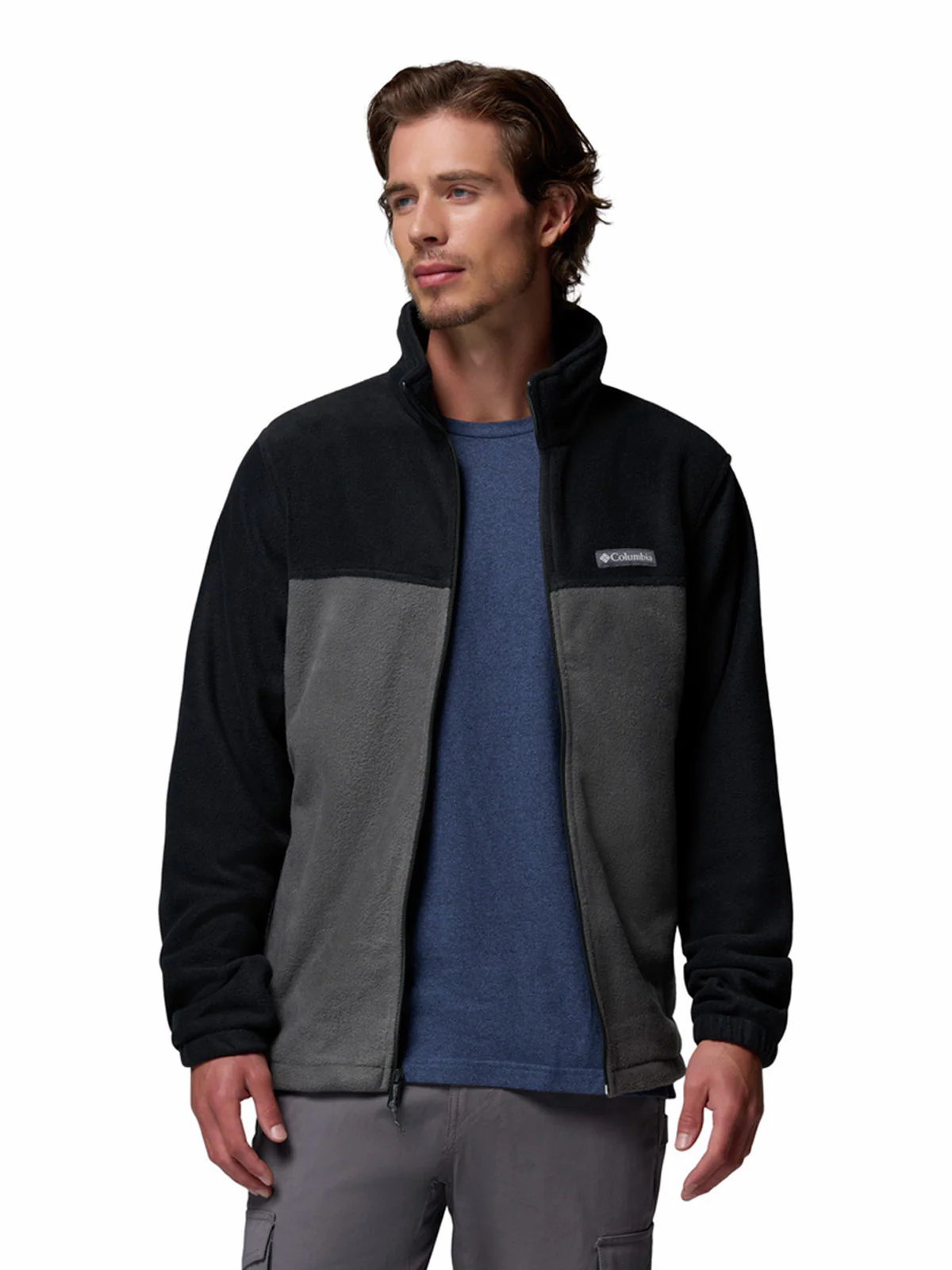 Polar Hombre Steens Mountain Full Zip 2.0 Negro Black Uso Diario Light Warm Columbia - Image 3