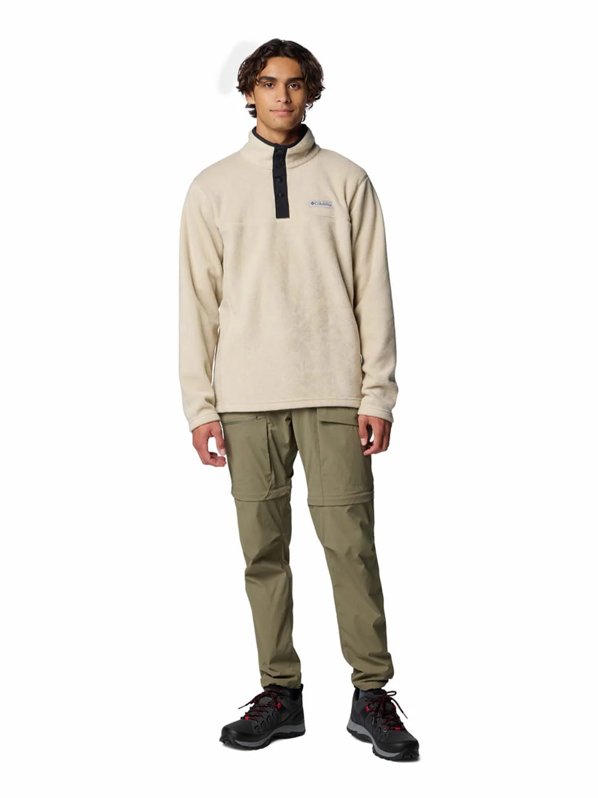 Polar Hombre Steens Mountain Half Zip Beige Columbia - Image 2