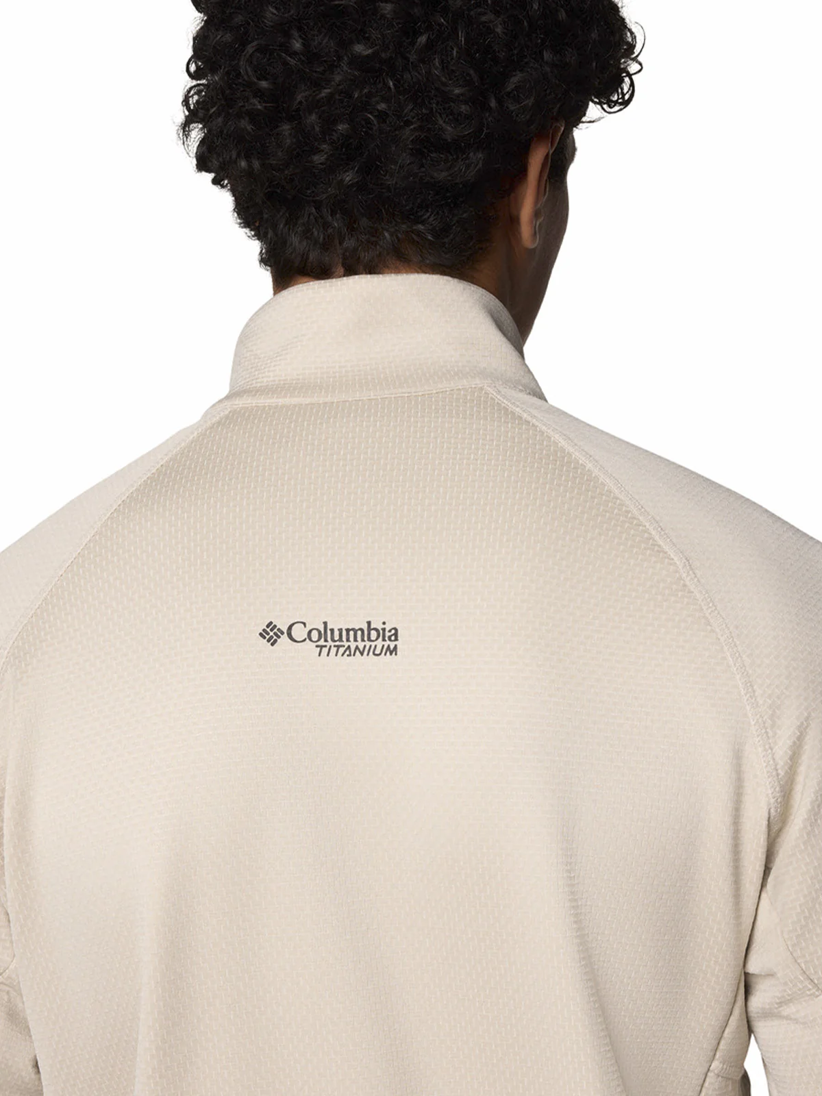 Polar Hombre Triple Canyon Grid II Full Zip Beige Columbia - Image 4