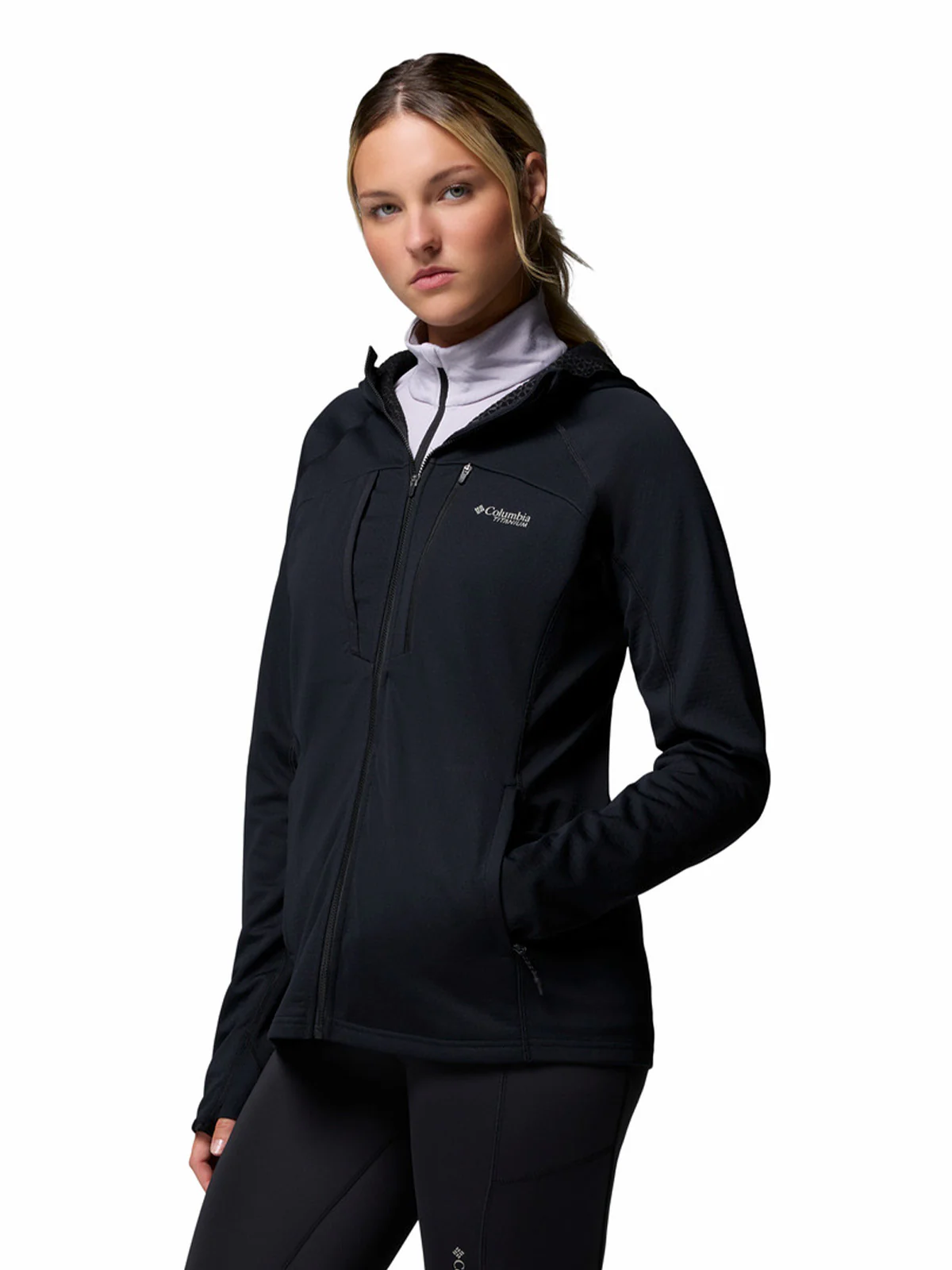 Polar Mujer Arctic Crest Bonded Negro Columbia - Image 2