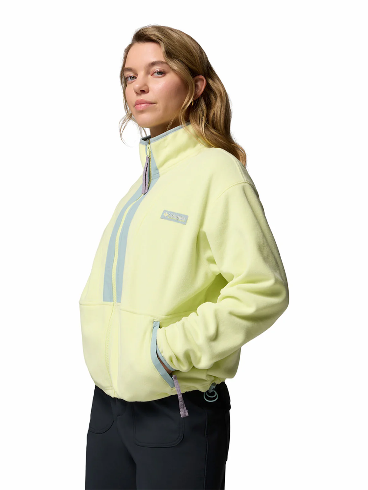 Polar Mujer Backbowl II Full Zip Amarillo Citron Haze Columbia - Image 2