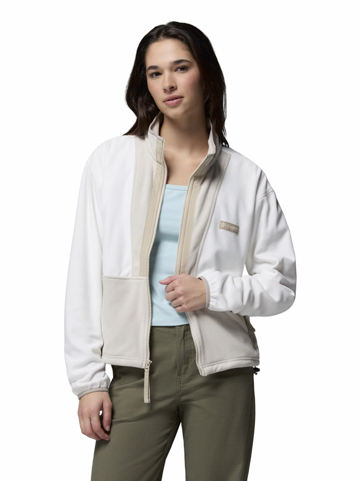 Polar Mujer Backbowl II Full Zip Celeste Columbia - Image 3