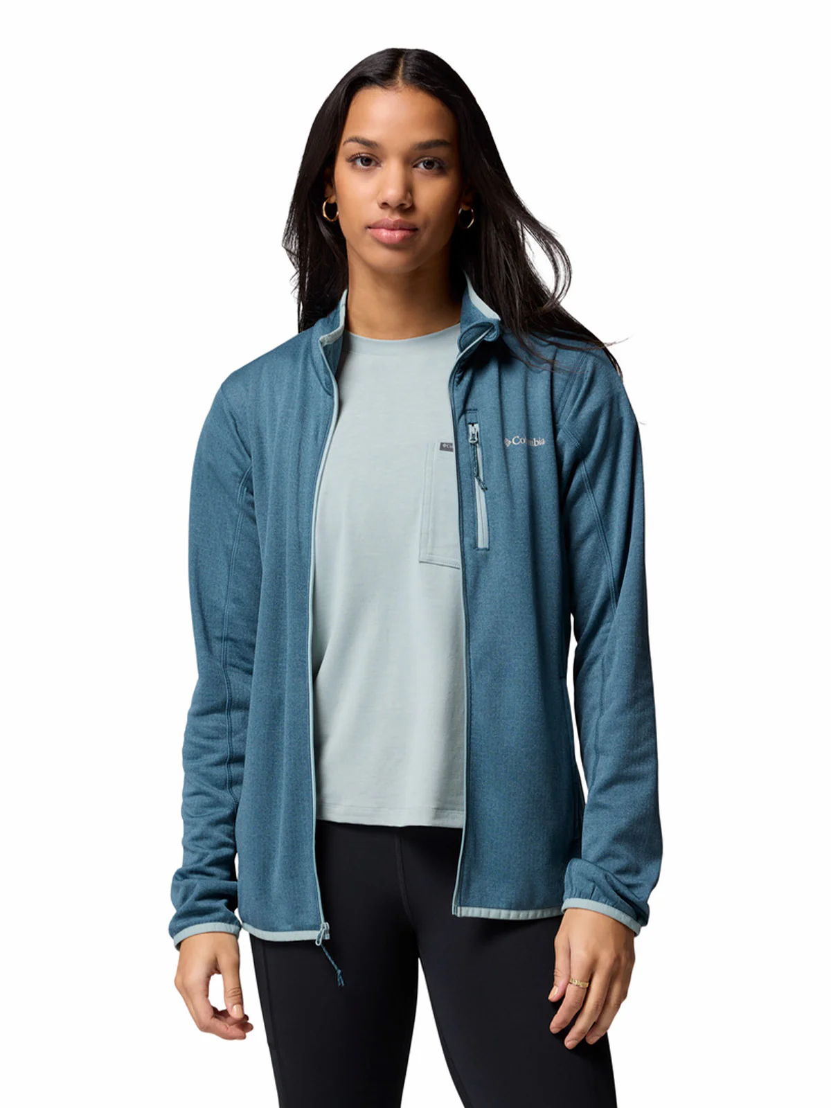 Polar Mujer Essential Hike Grid Azul Columbia - Image 3