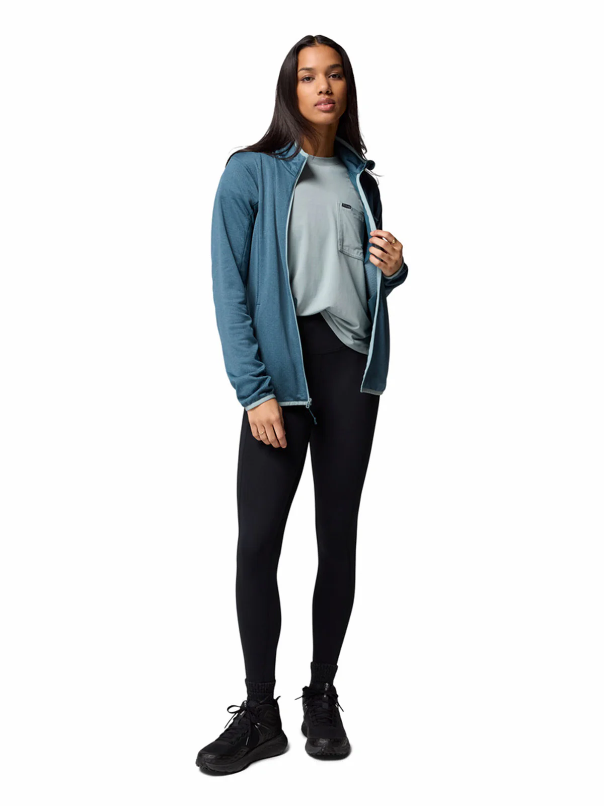 Polar Mujer Essential Hike Grid Azul Columbia - Image 9