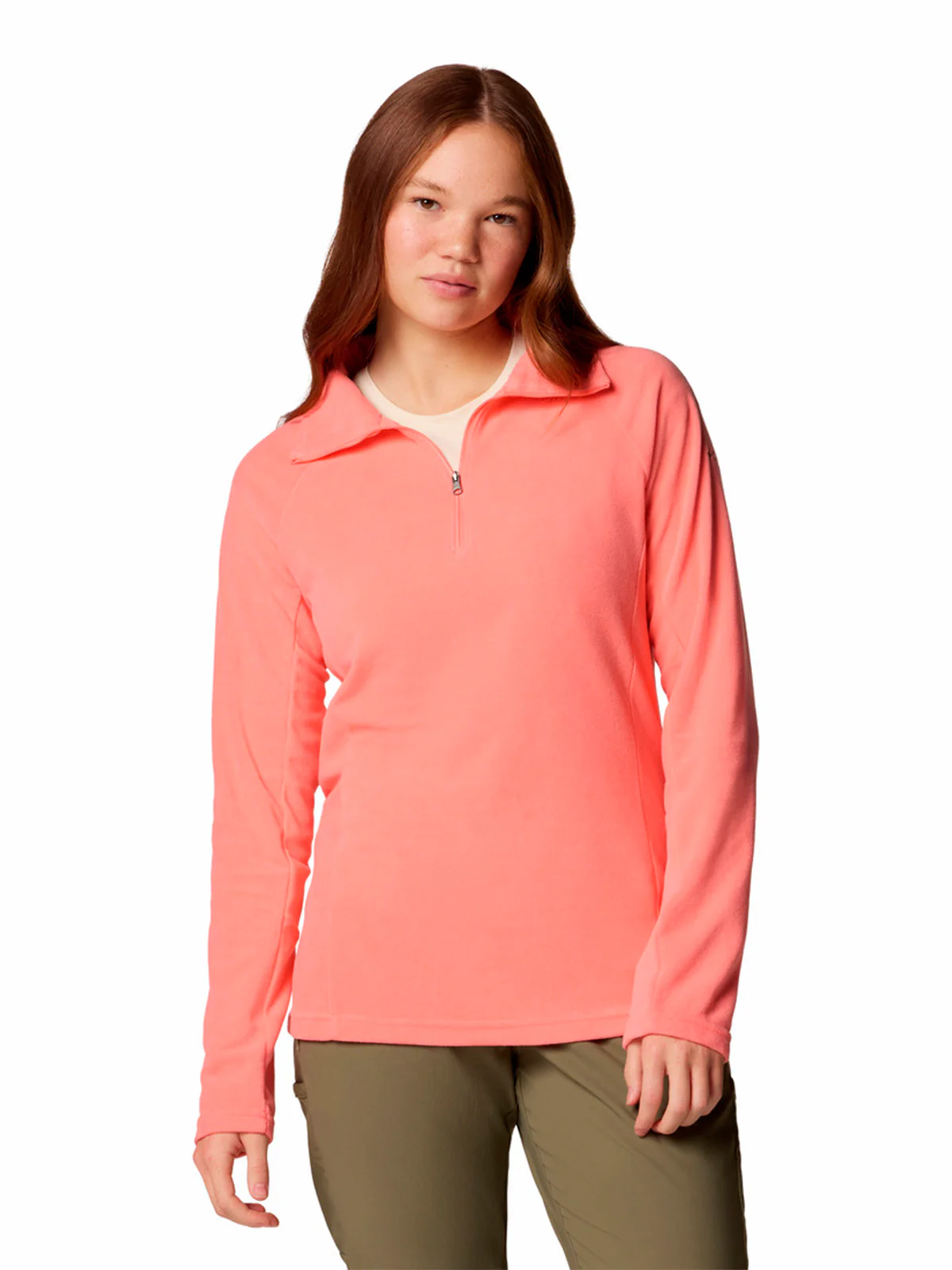 Polar Mujer Glacial IV 1/2 Zip Rosado Alpenglow Columbia