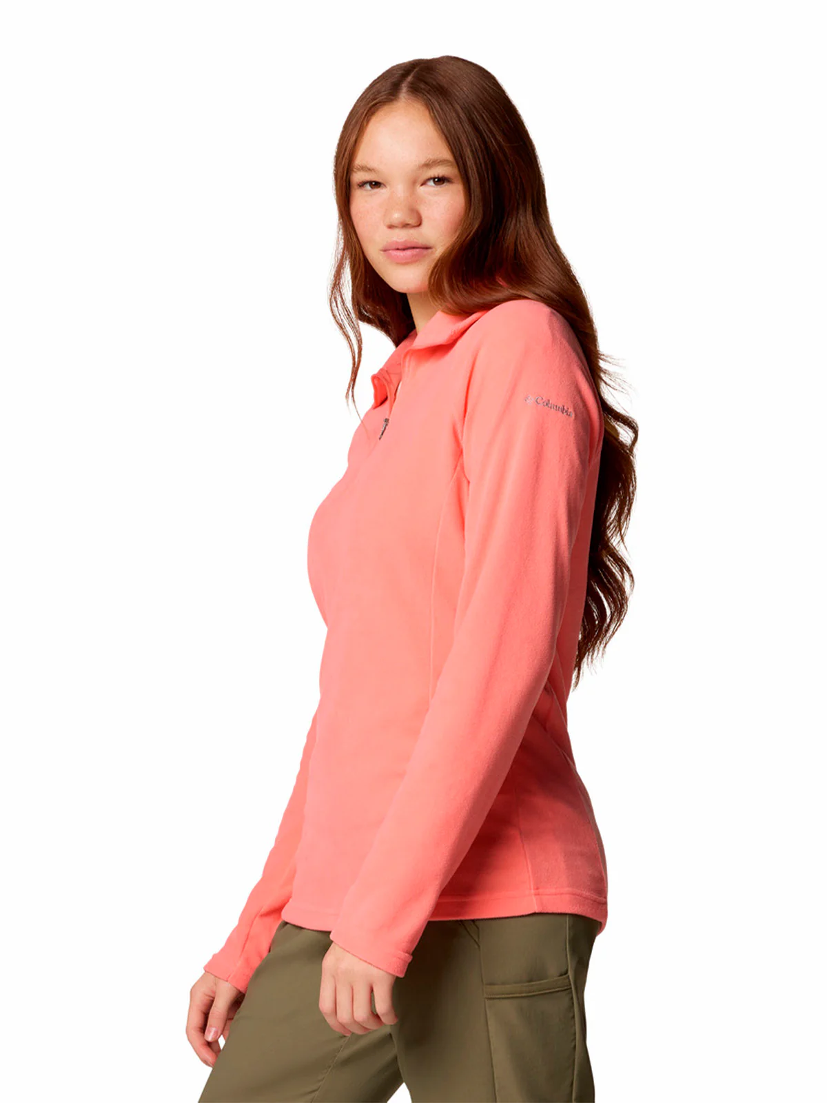 Polar Mujer Glacial IV 1/2 Zip Rosado Alpenglow Columbia - Image 2