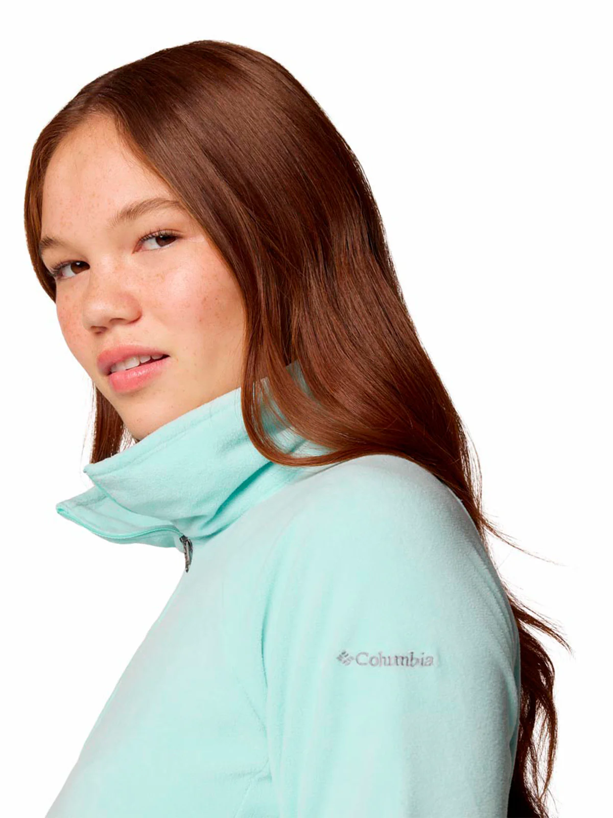 Polar Mujer Glacial IV 1/2 Zip Verde Columbia - Image 3