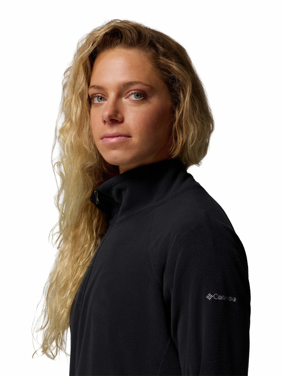 Polar Mujer Glacial IV Half Zip Negro Columbia - Image 3