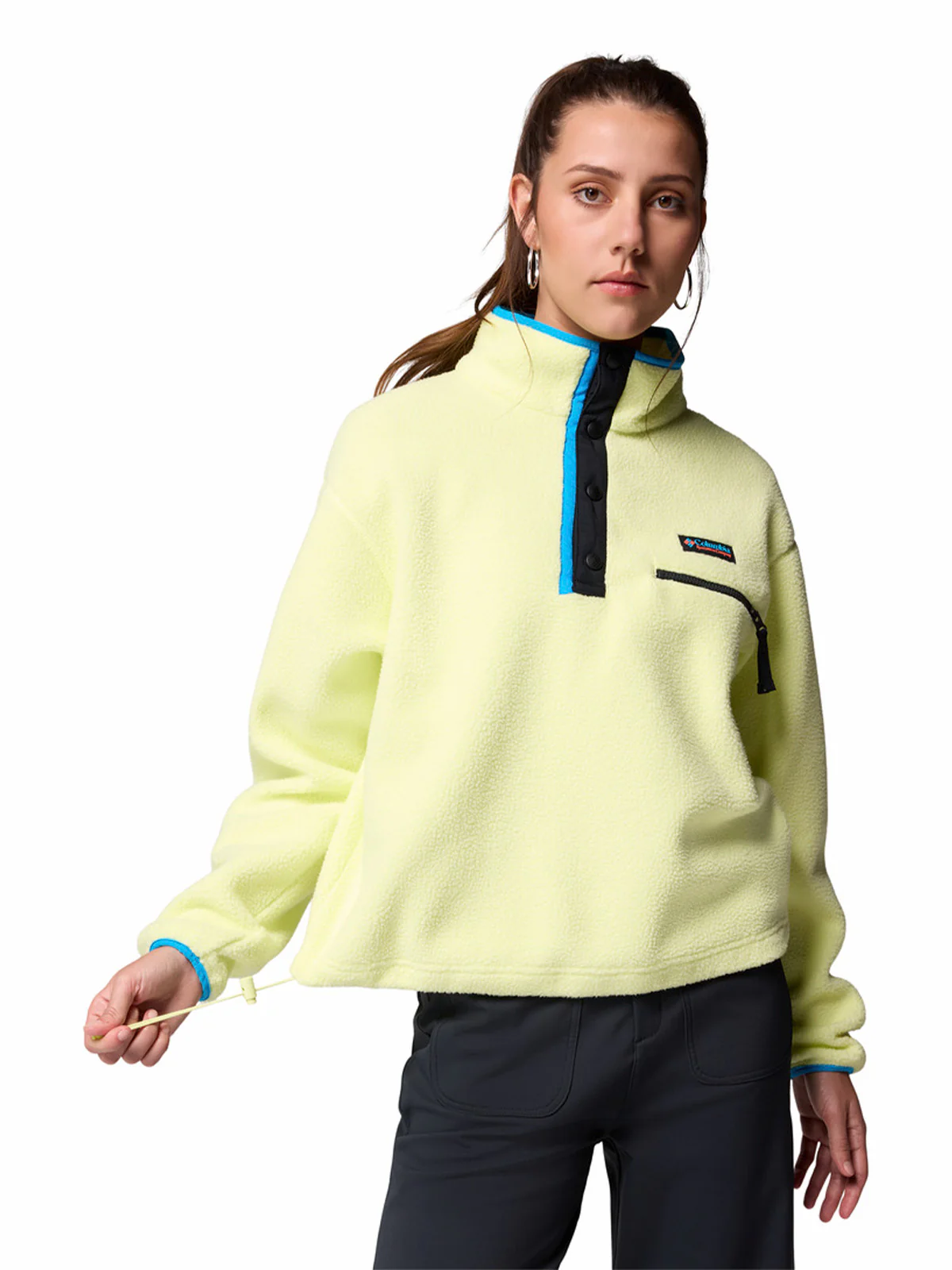 Polar Mujer Helvetia Ii Cropped Amarillo Columbia - Image 4