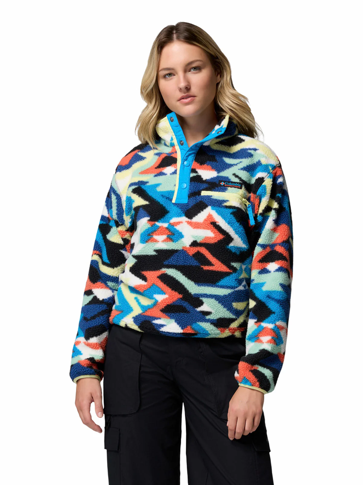 Polar Mujer Helvetia Ii Printed Azul Columbia