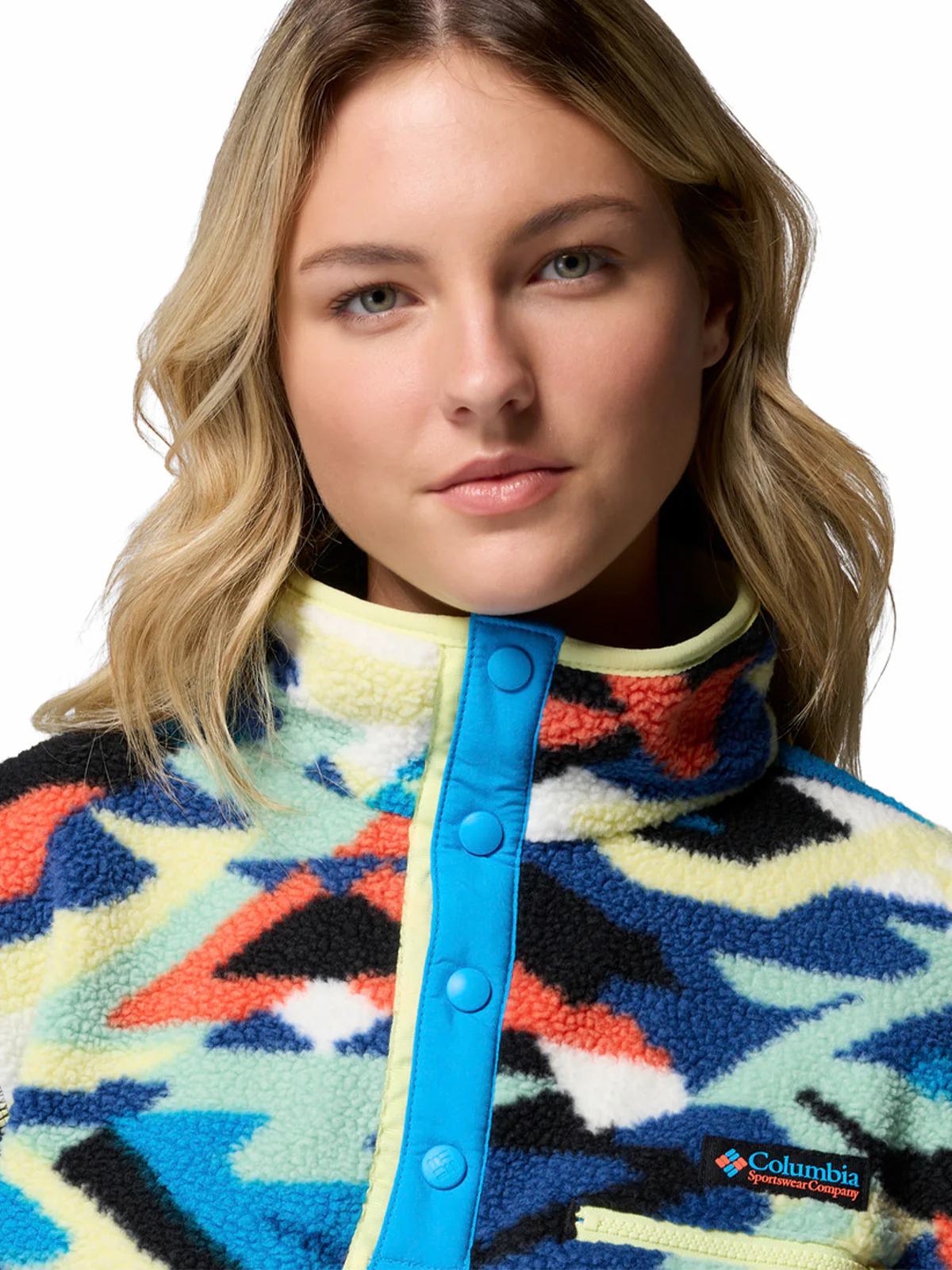 Polar Mujer Helvetia Ii Printed Azul Columbia - Image 3
