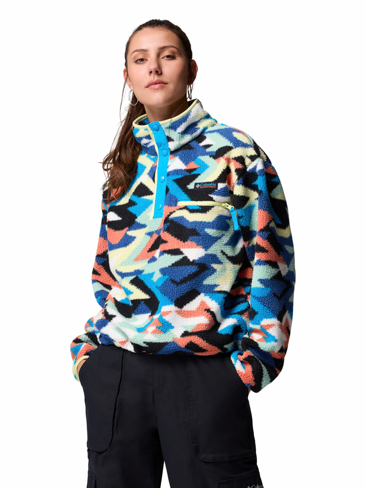Polar Mujer Helvetia Ii Printed Azul Columbia - Image 6