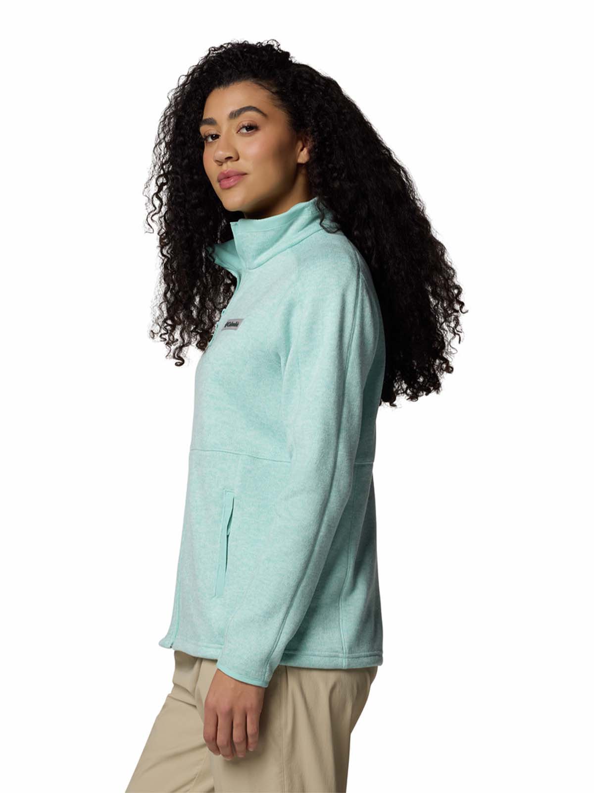 Polar Mujer Sweater Weather Full Zip Verde Columbia - Image 2