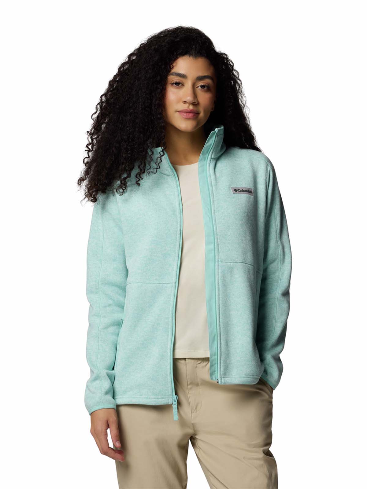 Polar Mujer Sweater Weather Full Zip Verde Columbia - Image 5