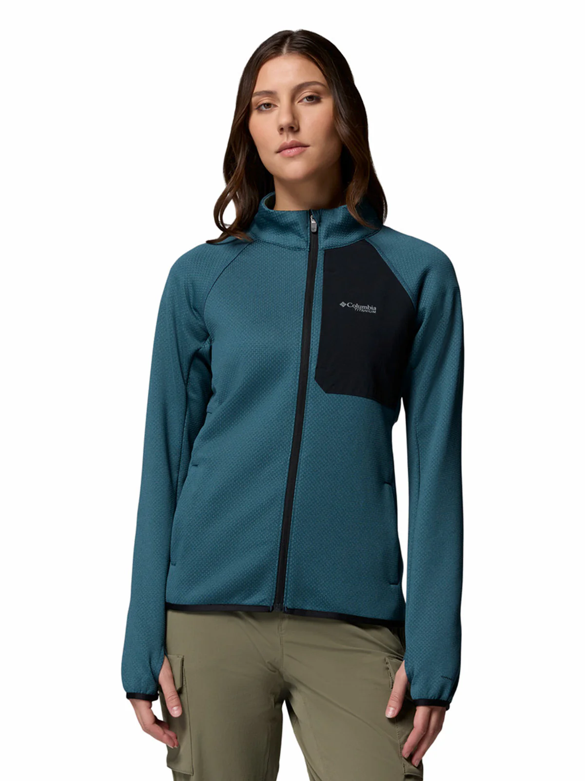 Polar Mujer Triple Canyon Grid Azul Columbia - Image 3