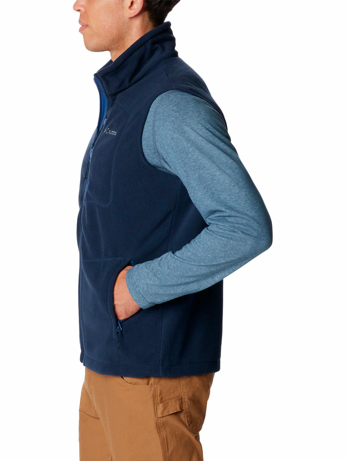 Polar Sin Mangas Hombre Fast Trek Azul Columbia - Image 2