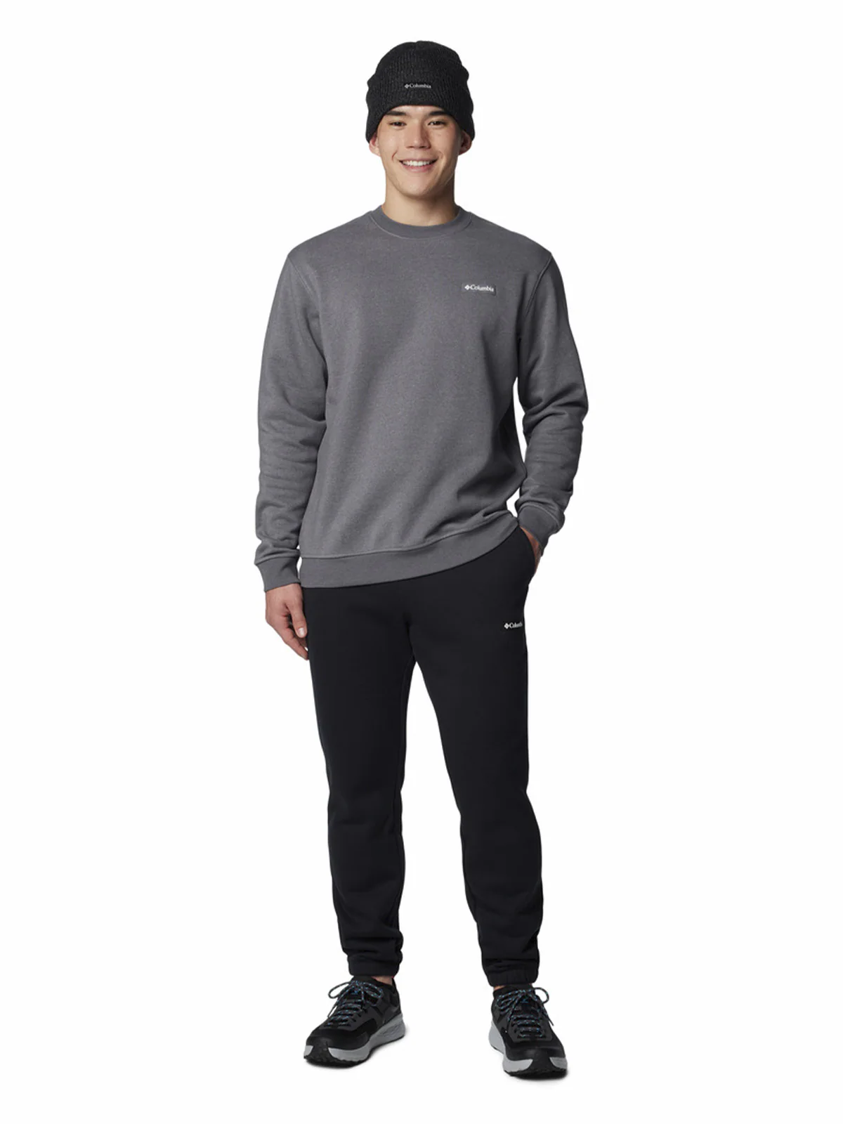 Polerón Hombre Meridian Creek Crew Gris Columbia - Image 2