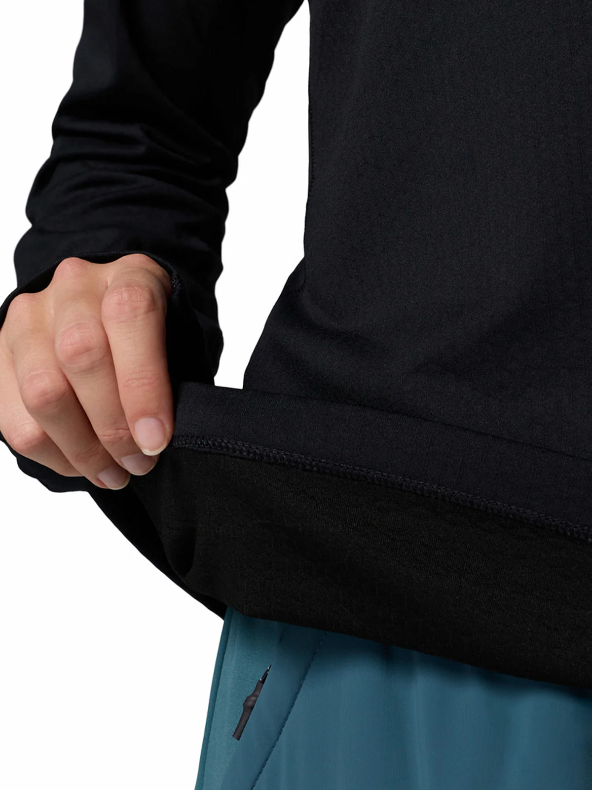 Polerón Mujer Driventure Half Zip Gris Columbia - Image 7