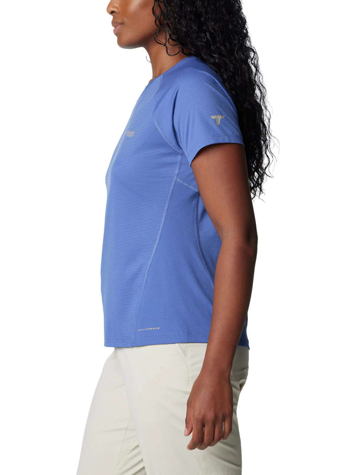 Polera Manga Corta Mujer Cirque River Crew Azul Columbia - Image 2
