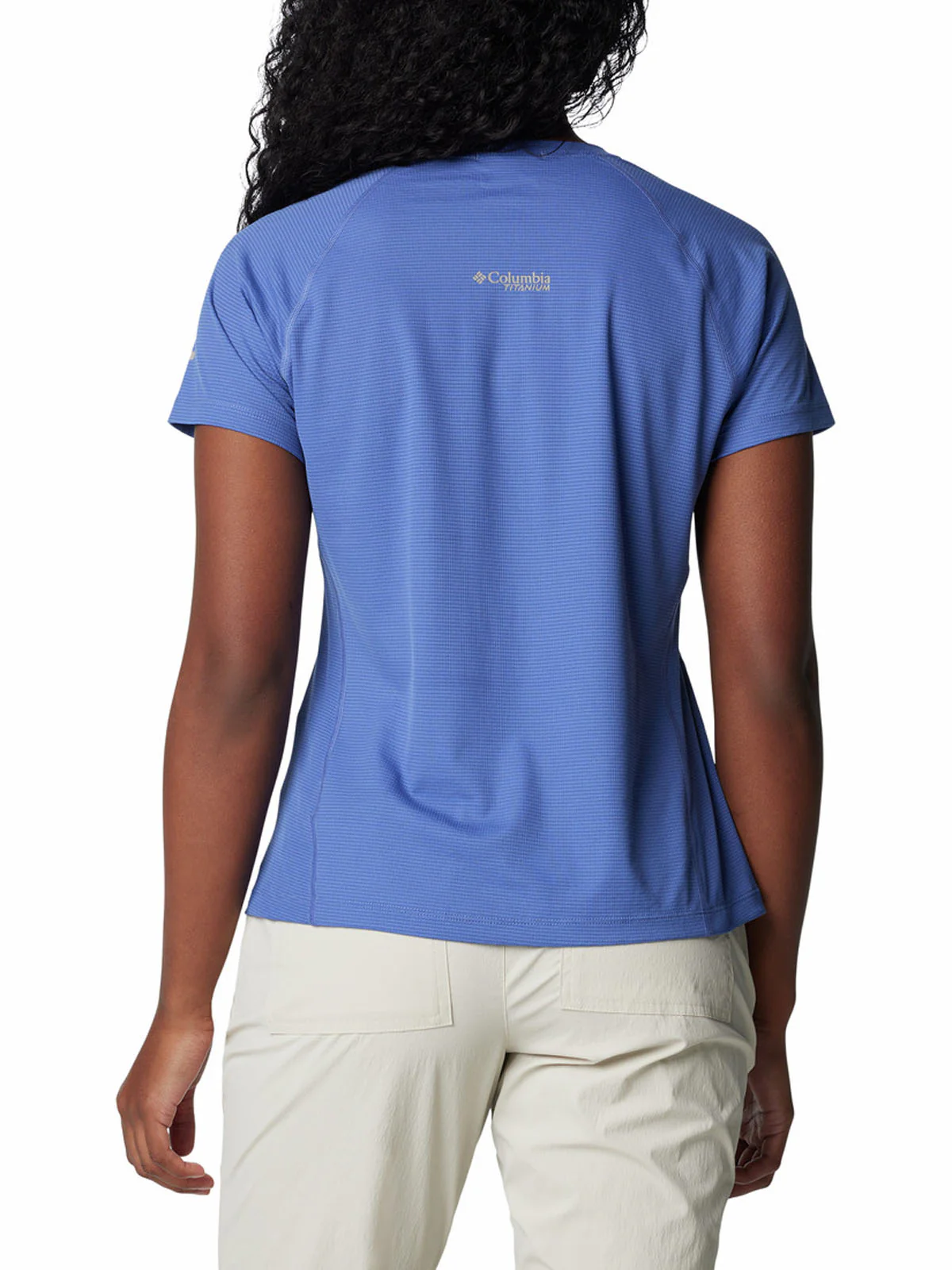 Polera Manga Corta Mujer Cirque River Crew Azul Columbia - Image 5