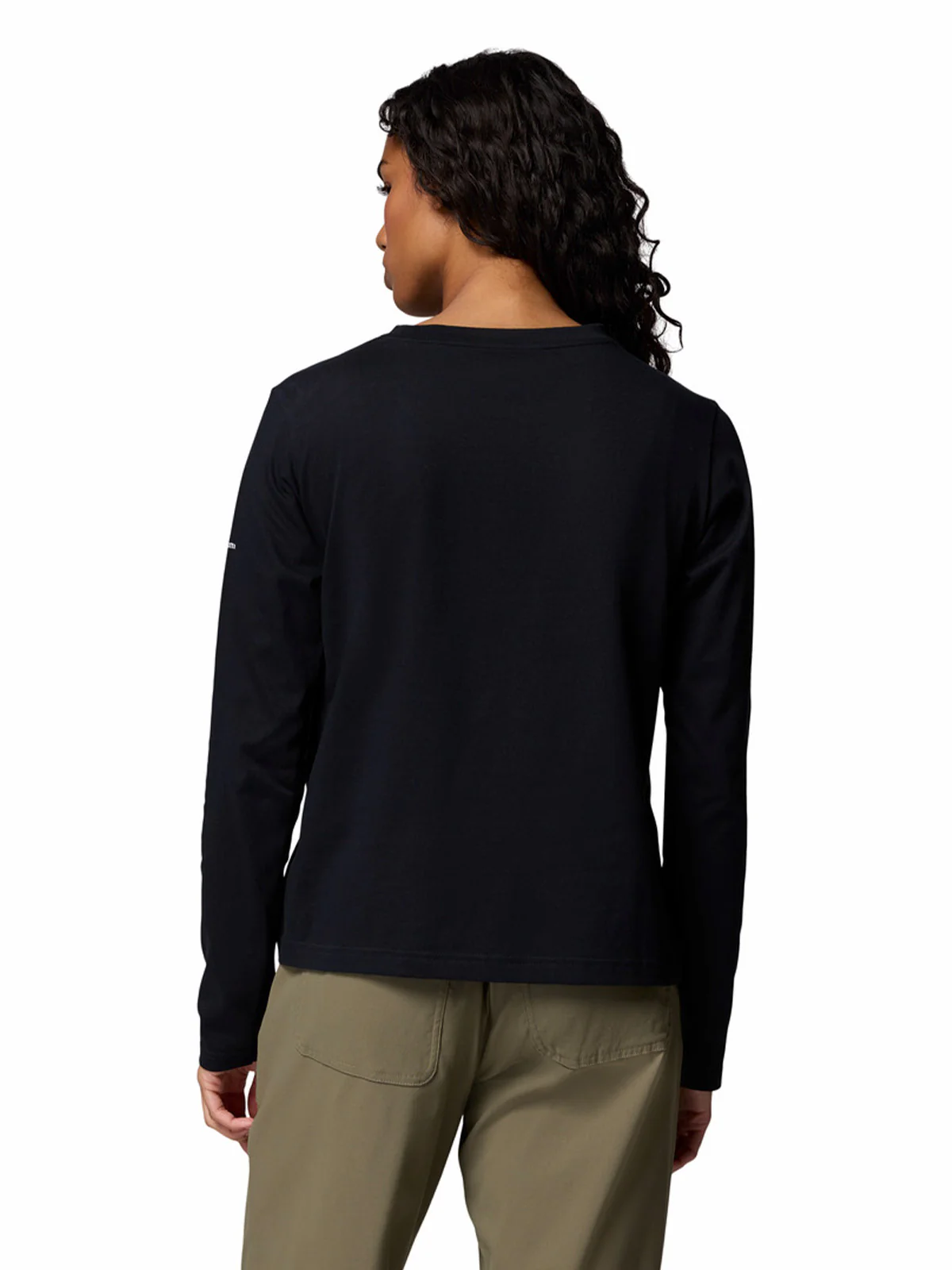 Polera Manga Larga Mujer Rolling Bend Graphic Negro Columbia - Image 4