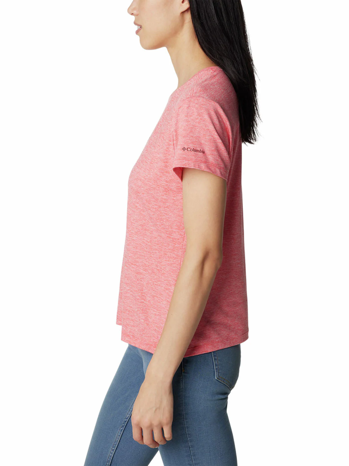 Polera Manga Corta Mujer Sloan Ridge Graphic Rosado Columbia - Image 2
