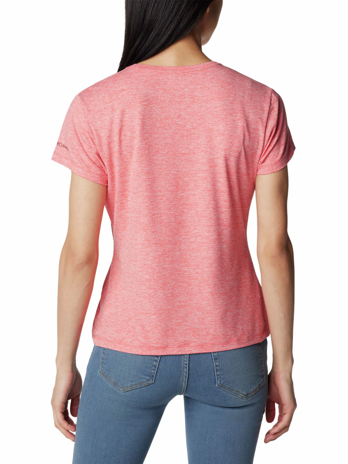 Polera Manga Corta Mujer Sloan Ridge Graphic Rosado Columbia - Image 5