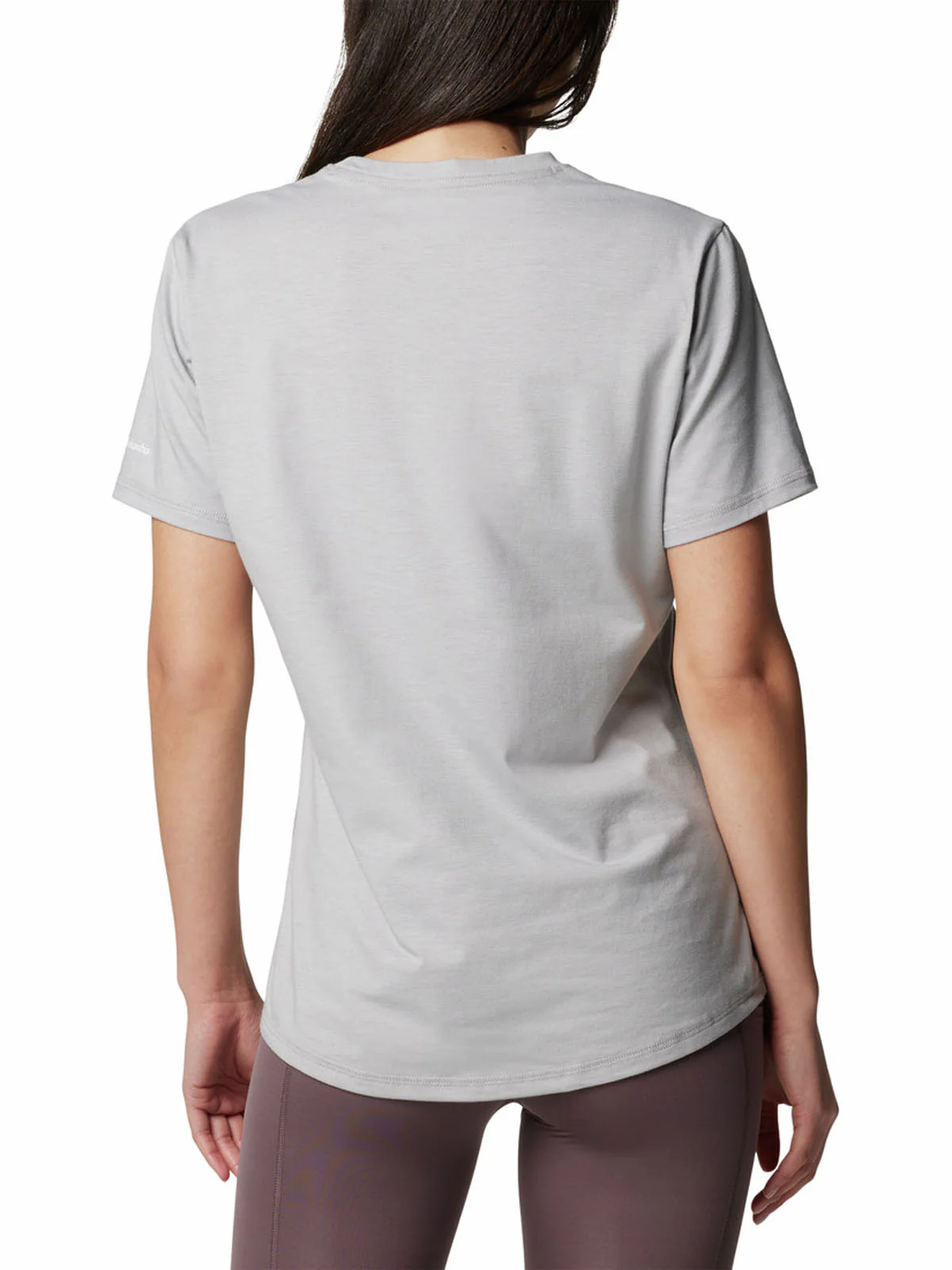 Polera Manga Corta Mujer Sun Trek Graphic Gris Columbia - Image 5