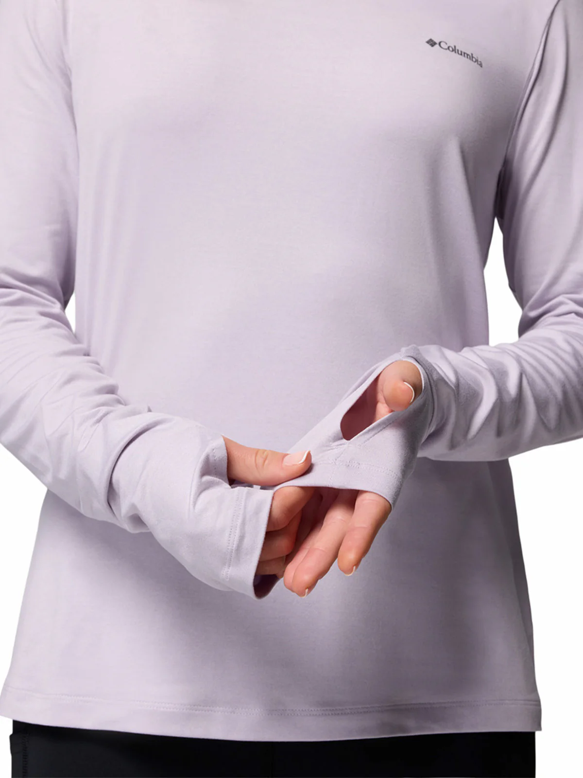 Polera Manga Larga Mujer Sloan Ridge Morado Columbia - Image 3