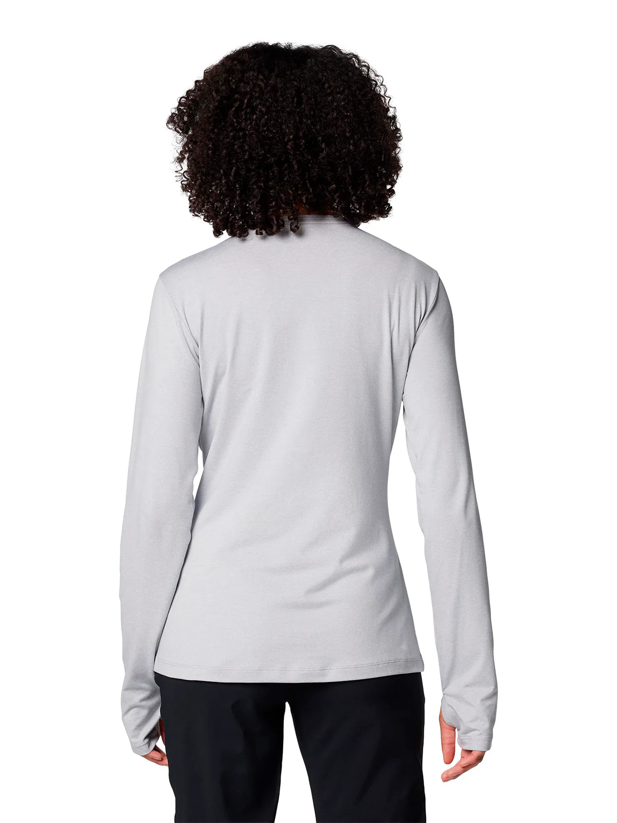 Polera Manga Larga Mujer Sloan Ridge Gris Columbia - Image 5