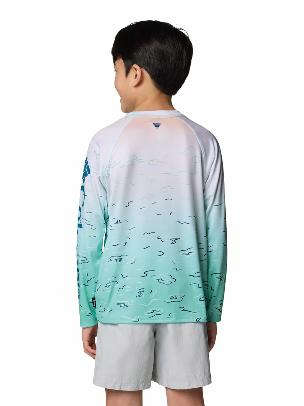 Polera Manga Larga Niño Pfg Disney Terminal Azul Columbia - Image 5