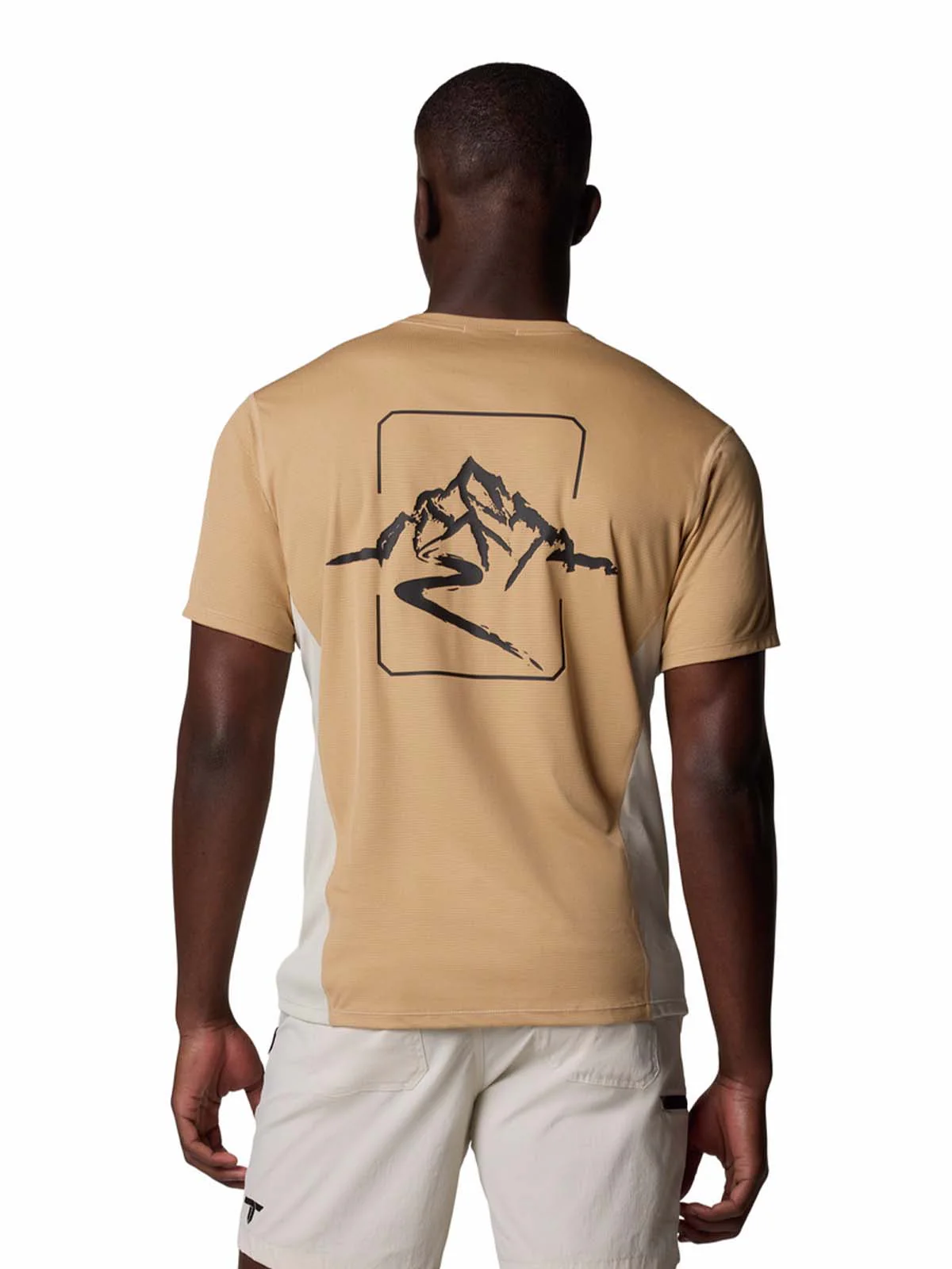 Polera Manga Corta Hombre Cirque River Pro Beige Columbia - Image 3