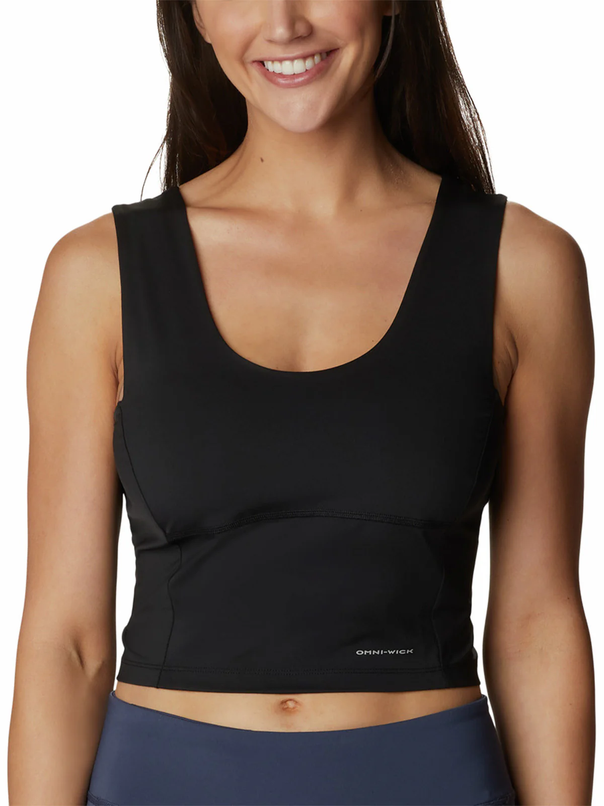Polera Manga Corta Mujer Boundless Trek Tank Negro Columbia - Image 3