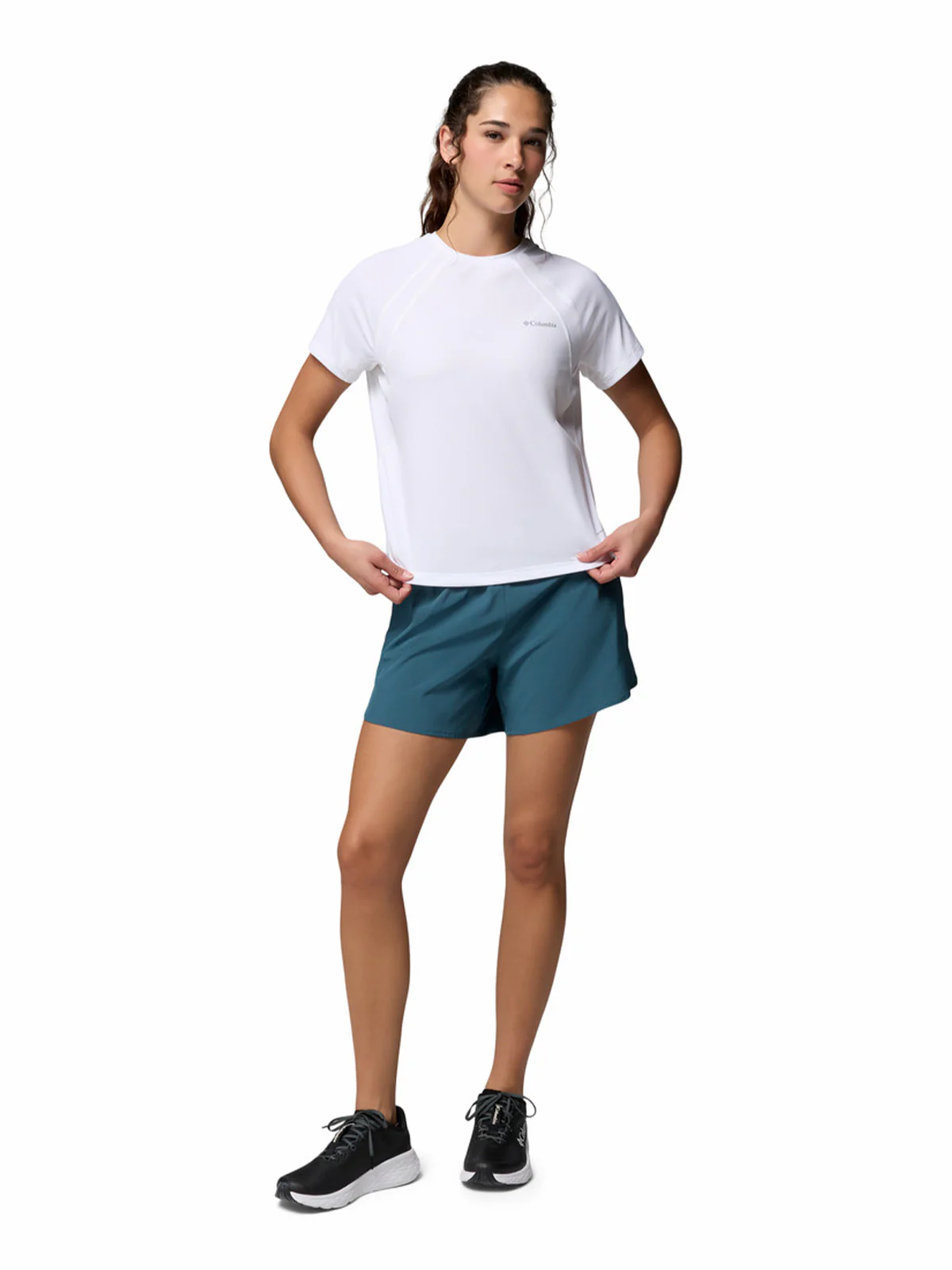 Polera Manga Corta Mujer Stealth Spring Blanco Columbia - Image 5
