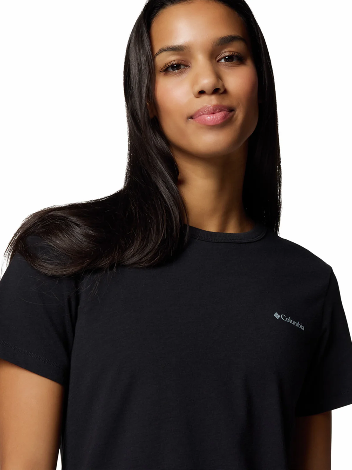 Polera Manga Corta Mujer Sun Trek II Negro Columbia - Image 3