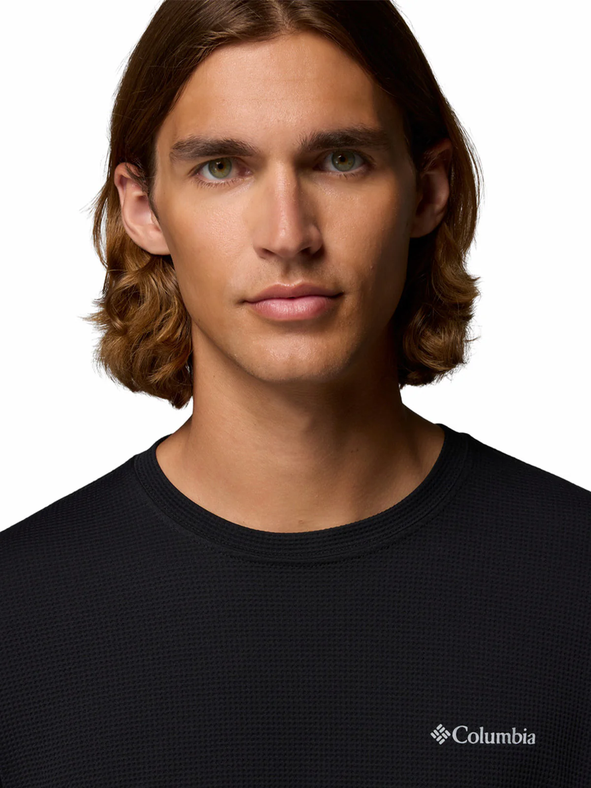 Polera Manga Larga Hombre Tech Trail Utility Warm Negro Columbia - Image 3