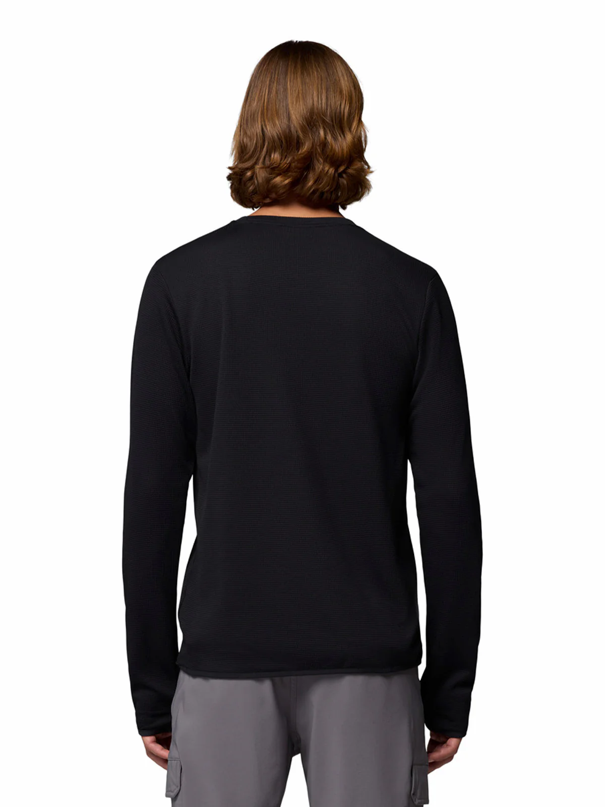 Polera Manga Larga Hombre Tech Trail Utility Warm Negro Columbia - Image 5