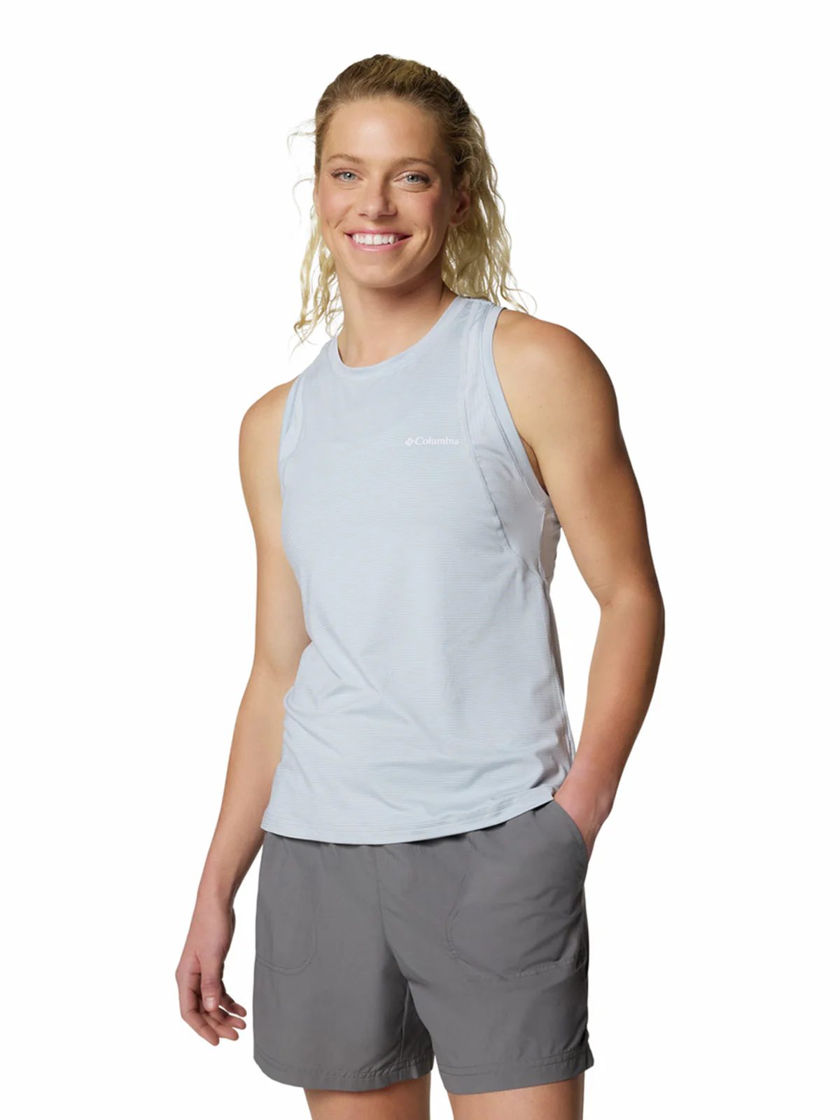 Polera Sin Mangas Mujer Weekend Ascent Gris Columbia - Image 4