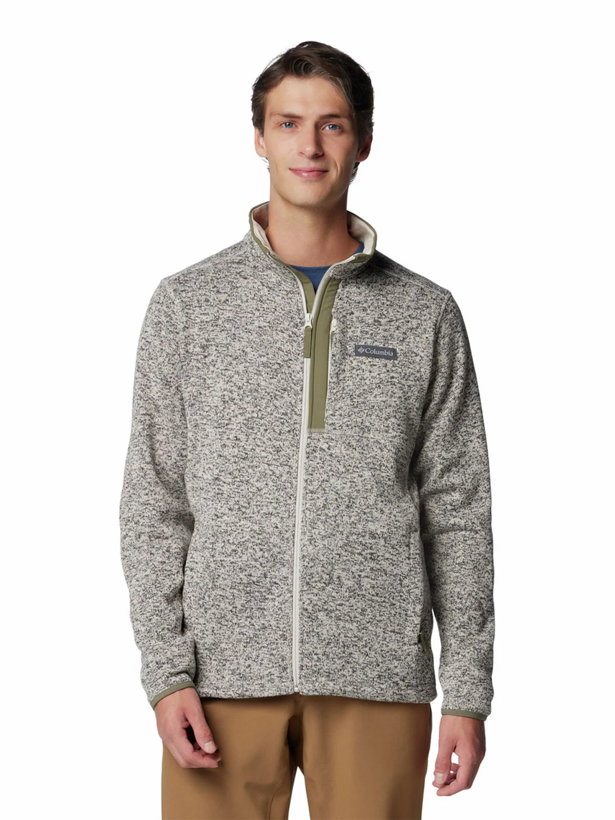 Polar Hombre Sweater Weather Full Zip Gris Columbia