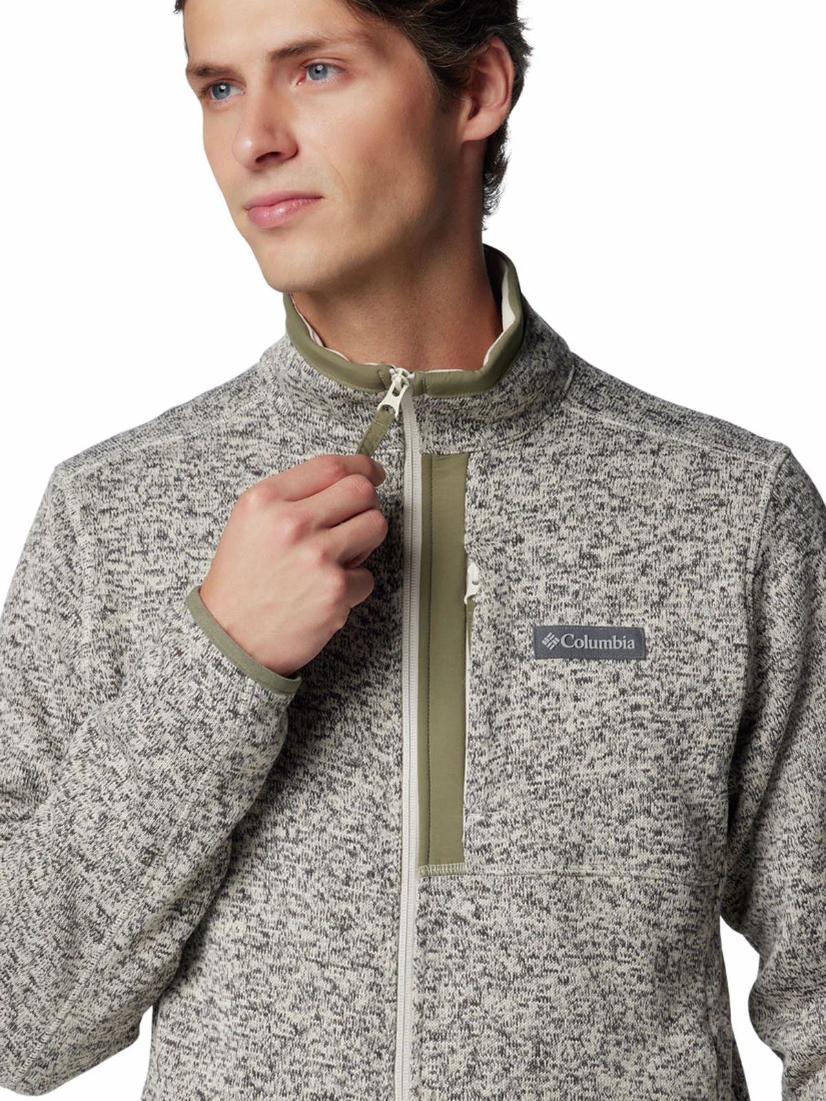 Polar Hombre Sweater Weather Full Zip Gris Columbia - Image 3