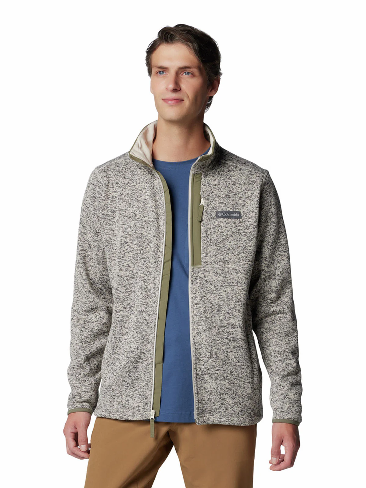 Polar Hombre Sweater Weather Full Zip Gris Columbia - Image 5