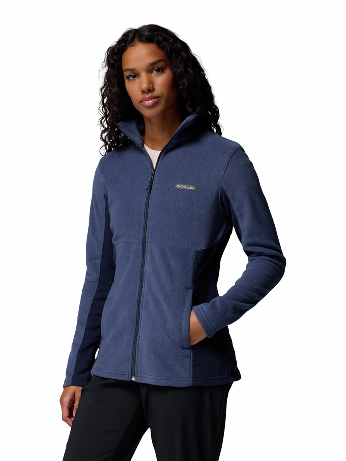 Polerón Mujer Basin Trail Full Zip Azul Columbia - Image 2