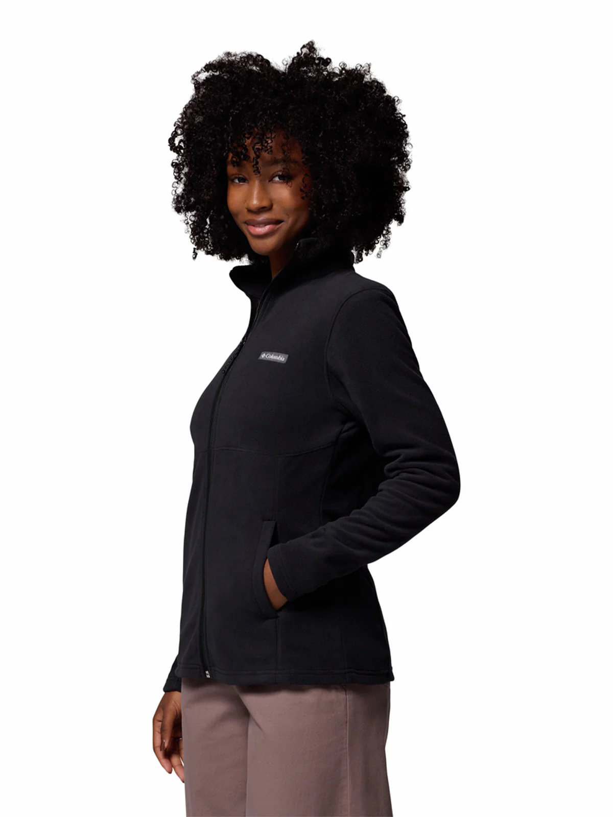 Polerón Mujer Basin Trail III Full Zip Negro Columbia - Image 2