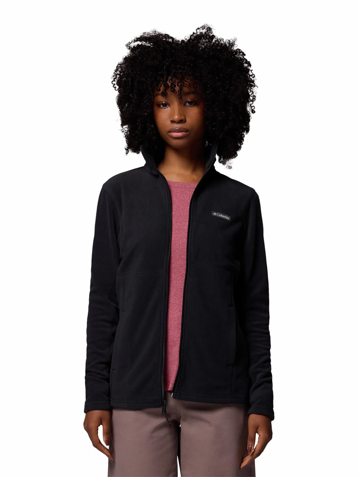 Polerón Mujer Basin Trail III Full Zip Negro Columbia - Image 3