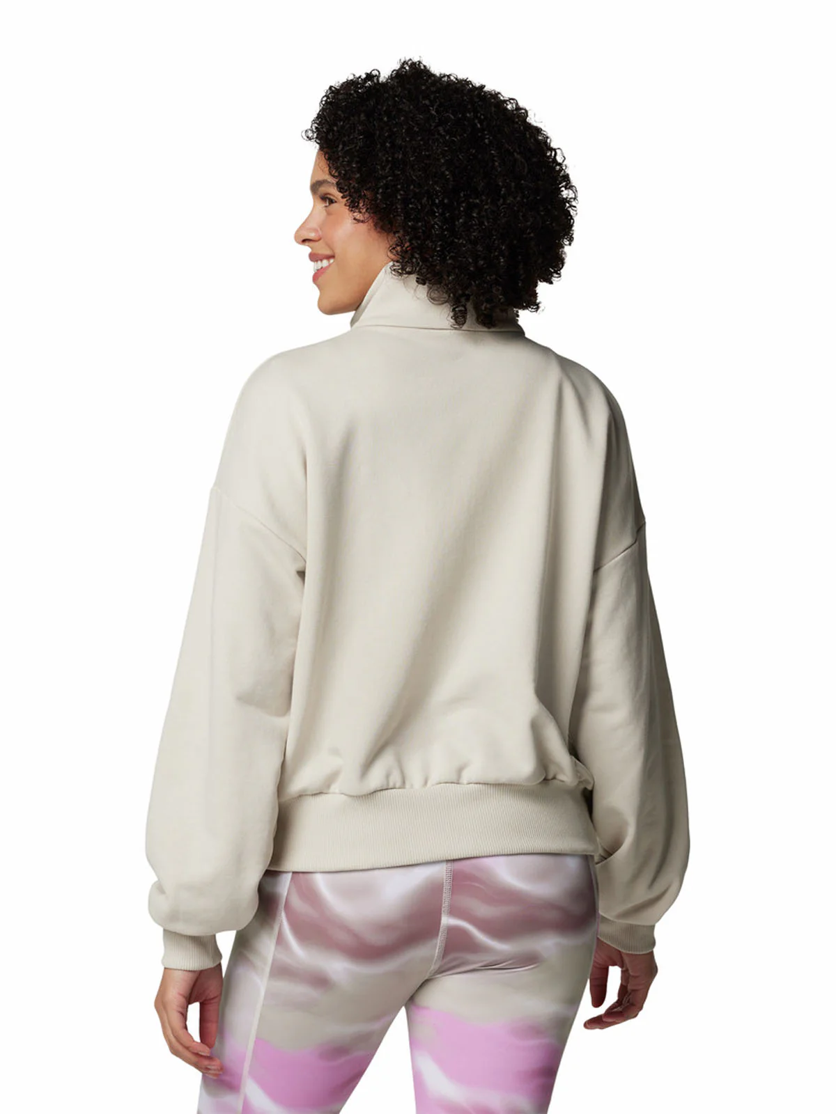 Polerón Mujer Marble Canyon Quart Beige Columbia - Image 4