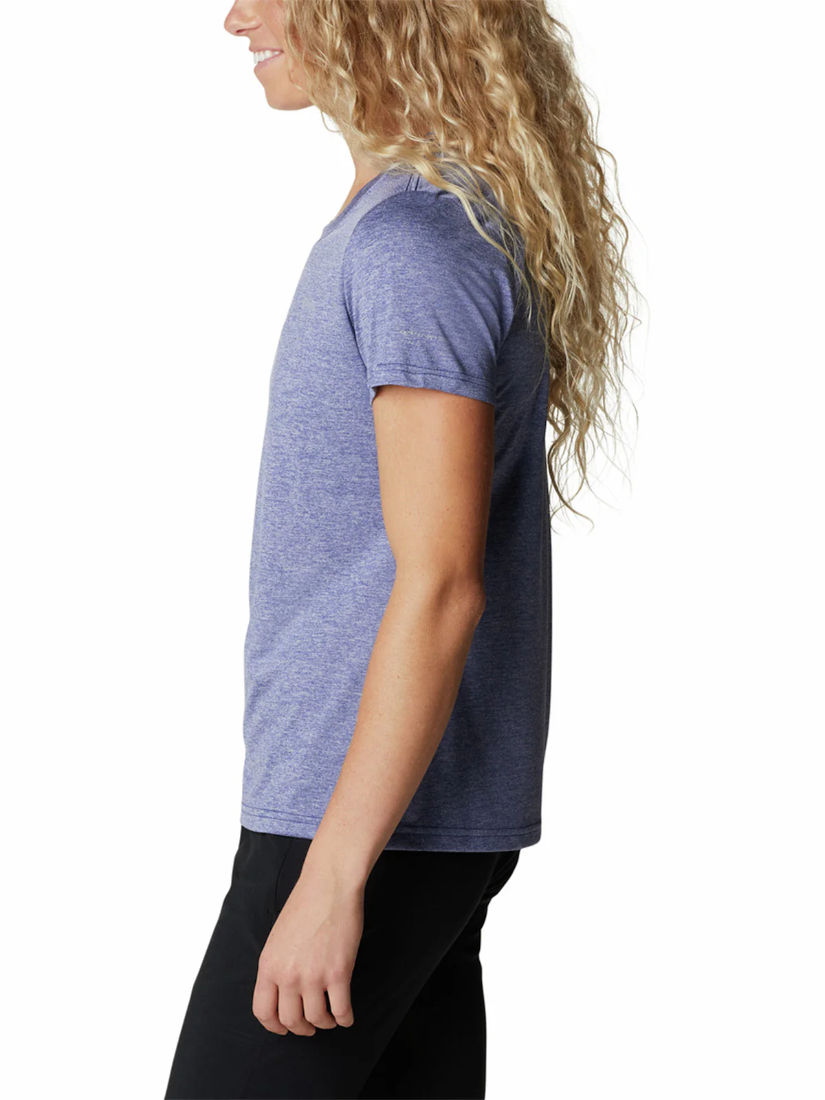 Polera Manga Corta Mujer Hike Azul Columbia - Image 2