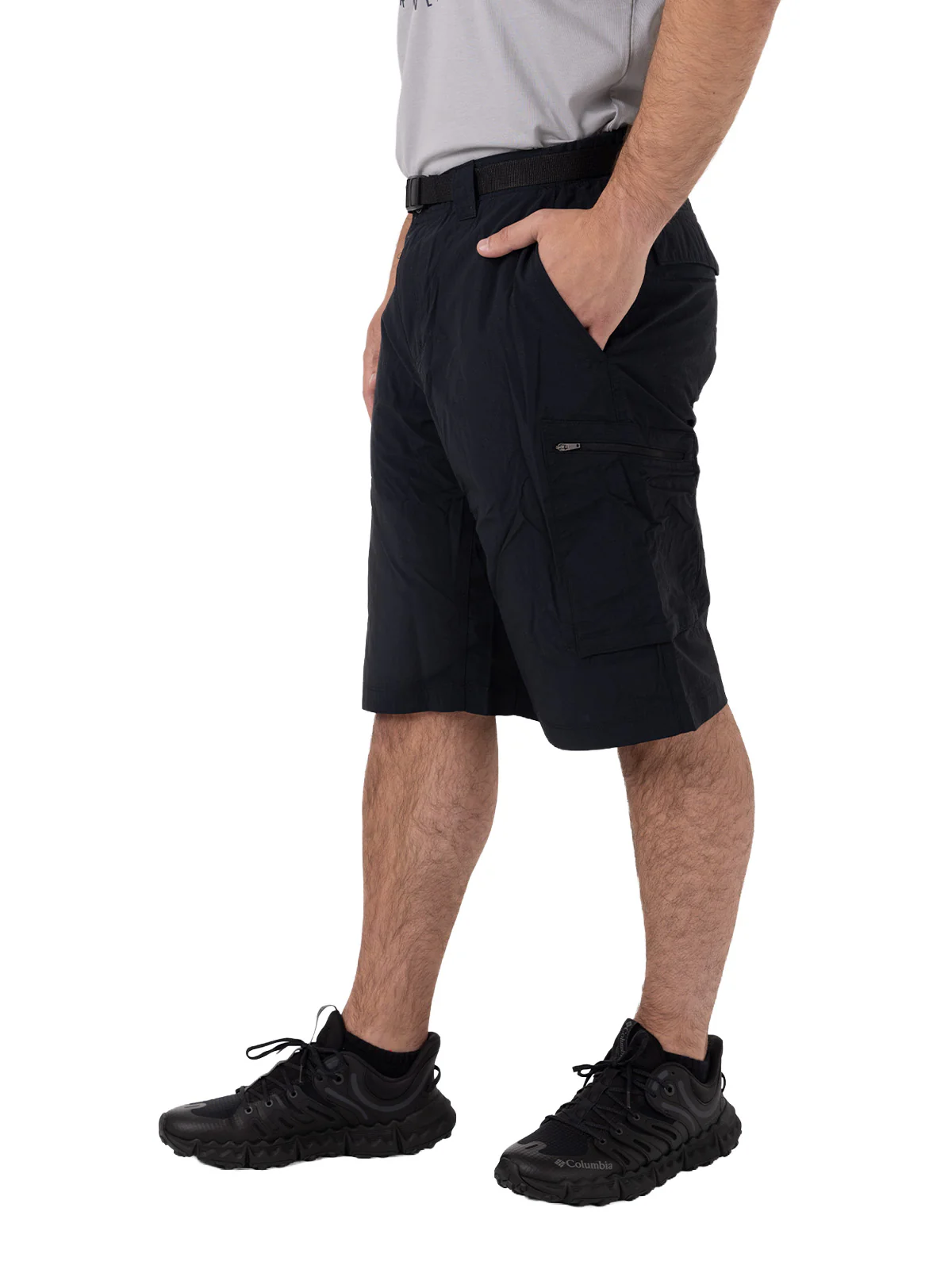 Short Hombre Silver Ridge Cargo Negro Columbia - Image 3